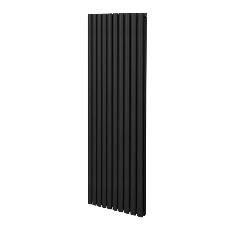Oval Column Radiator  1800mm x 600mm  Black