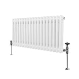 Traditional 2 Column Radiator - 300 x 832mm - White