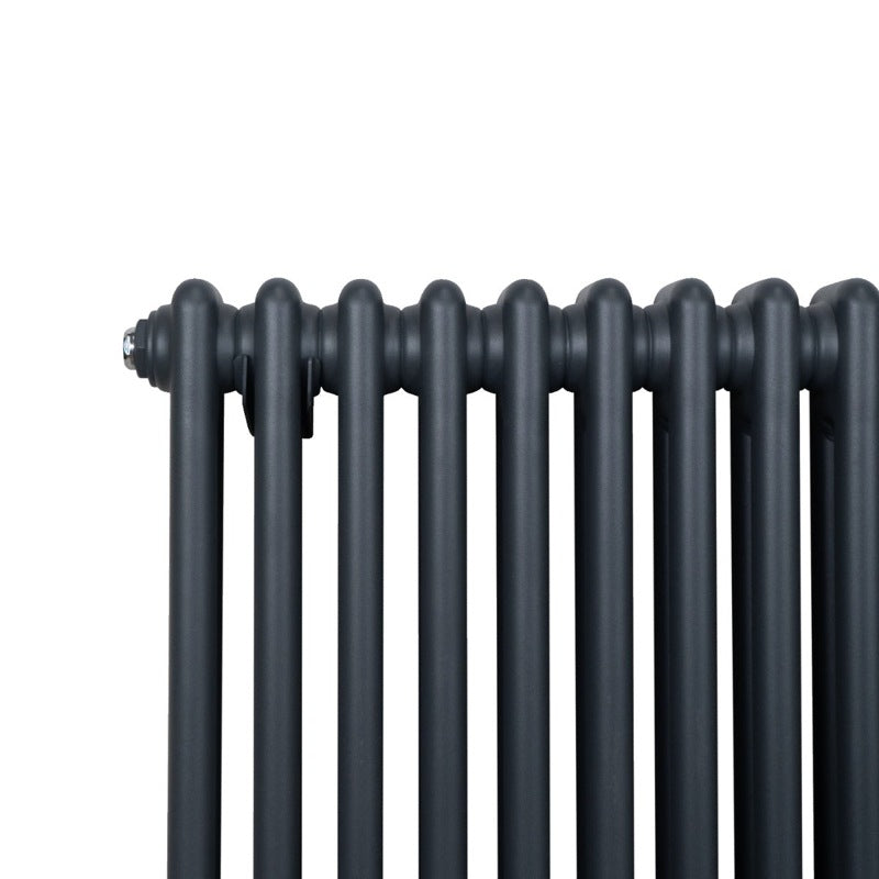 Traditional 2 Column Radiator - 300 x 1012mm - Anthracite Grey