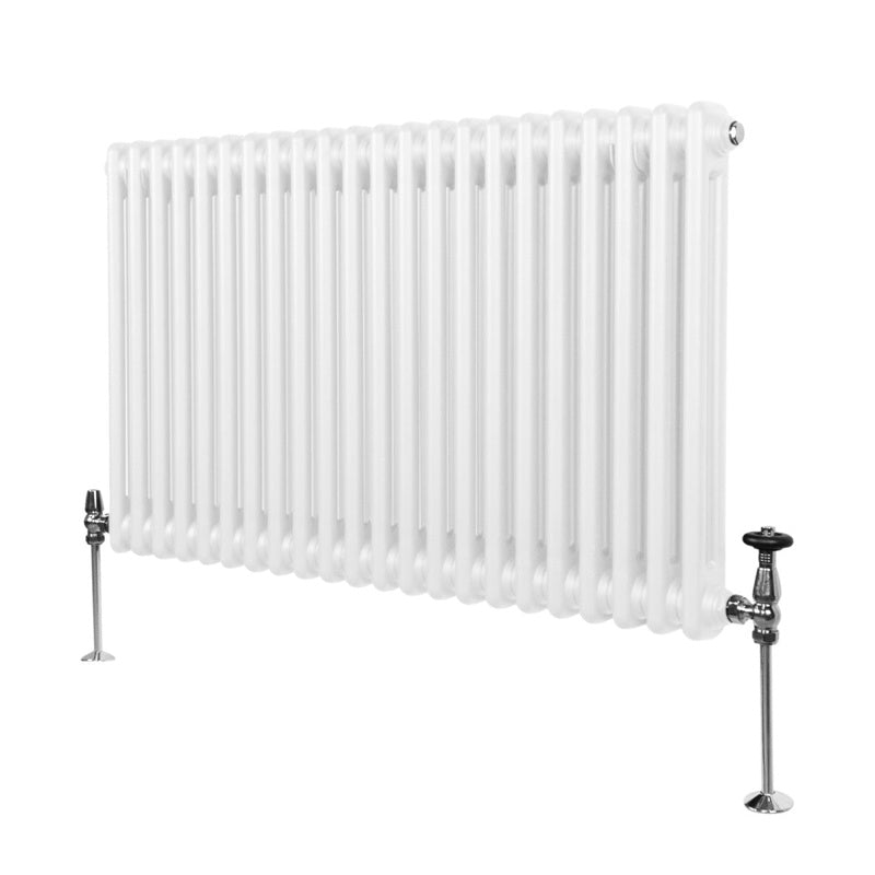 Traditional 2 Column Radiator - 600 x 1012mm - White