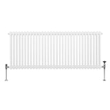 Traditional 2 Column Radiator - 600 x 1462mm - White
