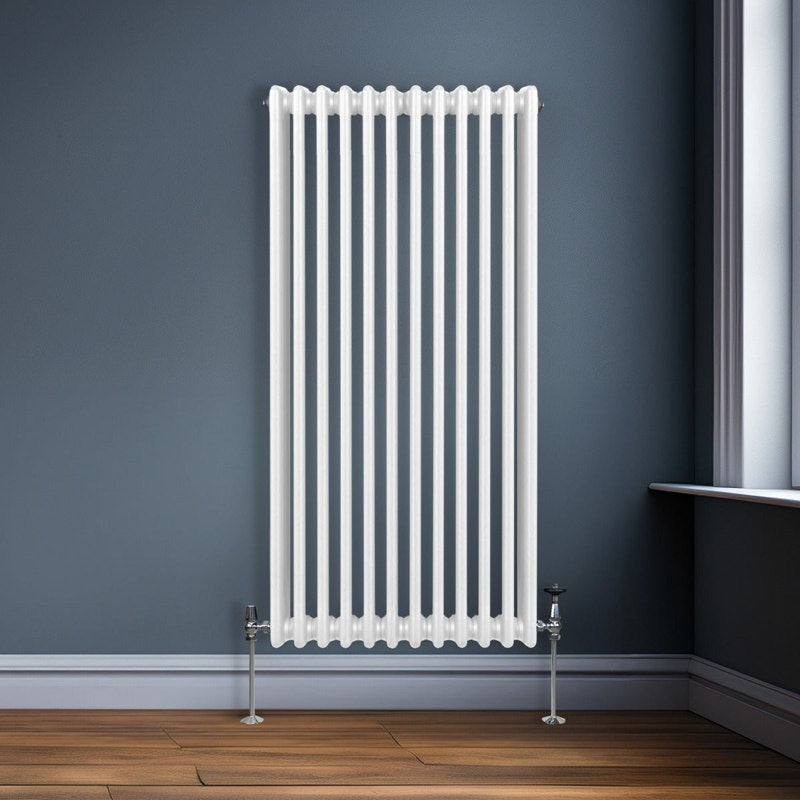 Traditional 3 Column Radiator - 1500 x 562mm - White