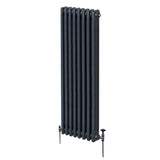 Traditional 3 Column Radiator - 1800 x 382mm - Anthracite Grey