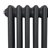 Traditional 3 Column Radiator - 1800 x 382mm - Anthracite Grey