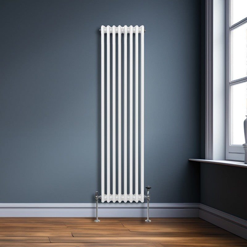 Traditional 3 Column Radiator - 1800 x 382mm - White