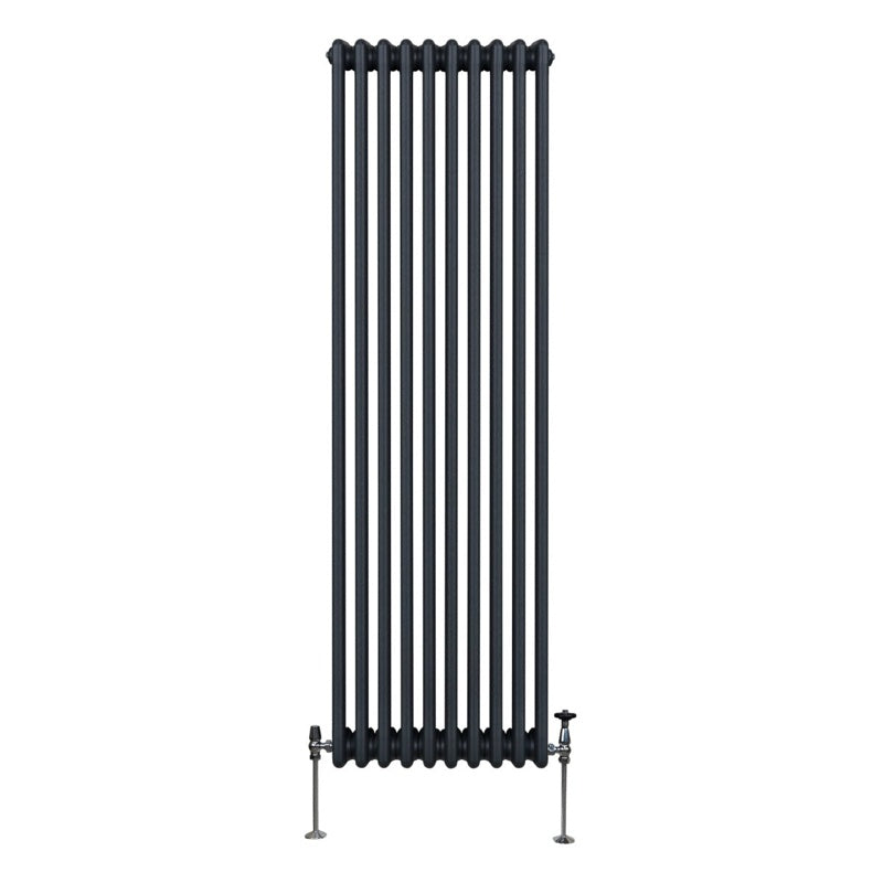 Traditional 3 Column Radiator - 1800 x 472mm - Anthracite Grey