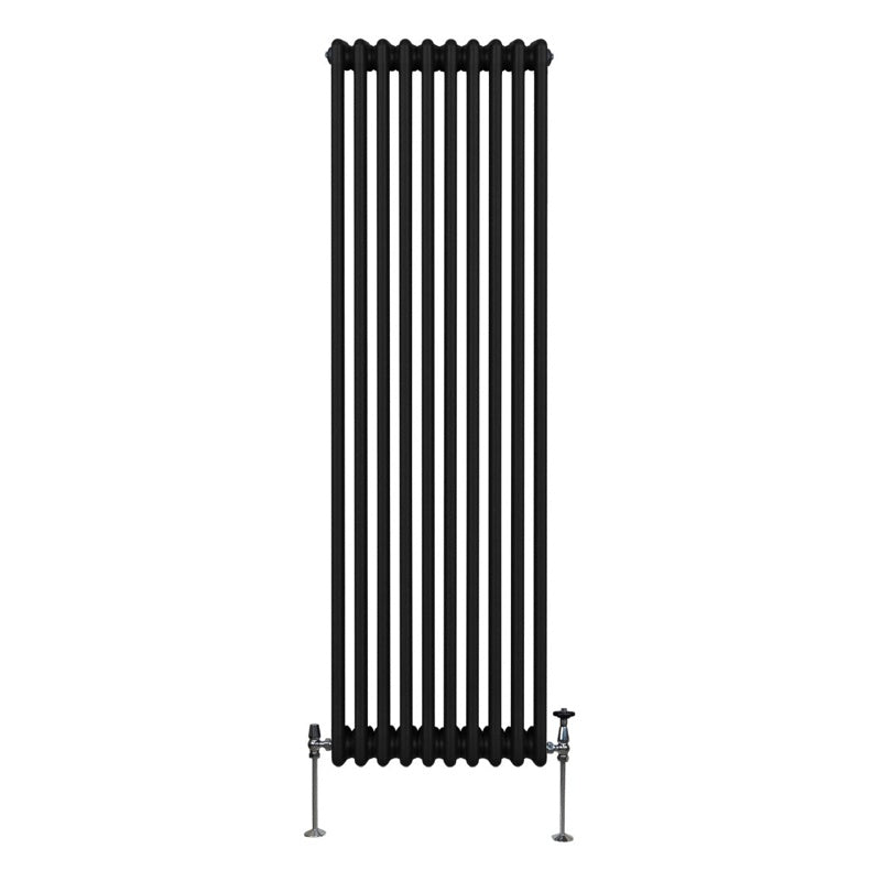 Traditional 3 Column Radiator - 1800 x 472mm - Black