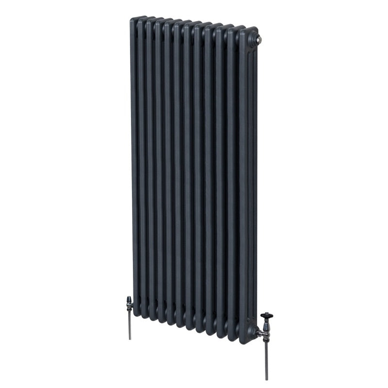 Traditional 3 Column Radiator - 1800 x 562mm - Anthracite Grey