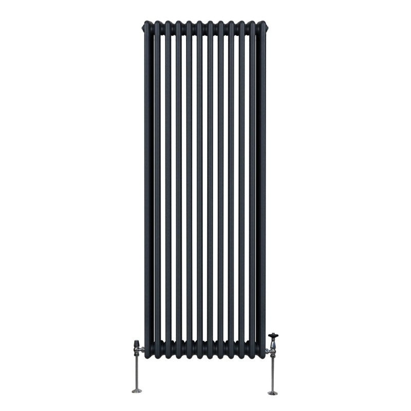 Traditional 3 Column Radiator - 1800 x 562mm - Anthracite Grey