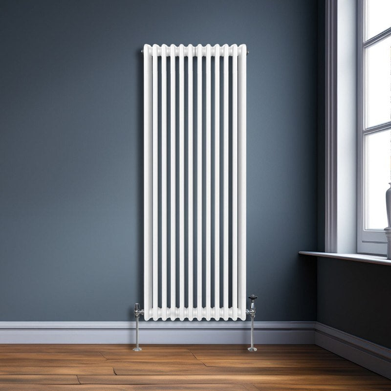 Traditional 3 Column Radiator - 1800 x 562mm - White