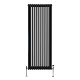 Traditional 3 Column Radiator - 1800 x 562mm - Black