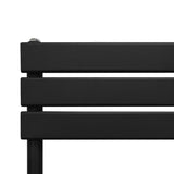 Flat Panel Towel Radiator – 1200mm x 500mm – Black