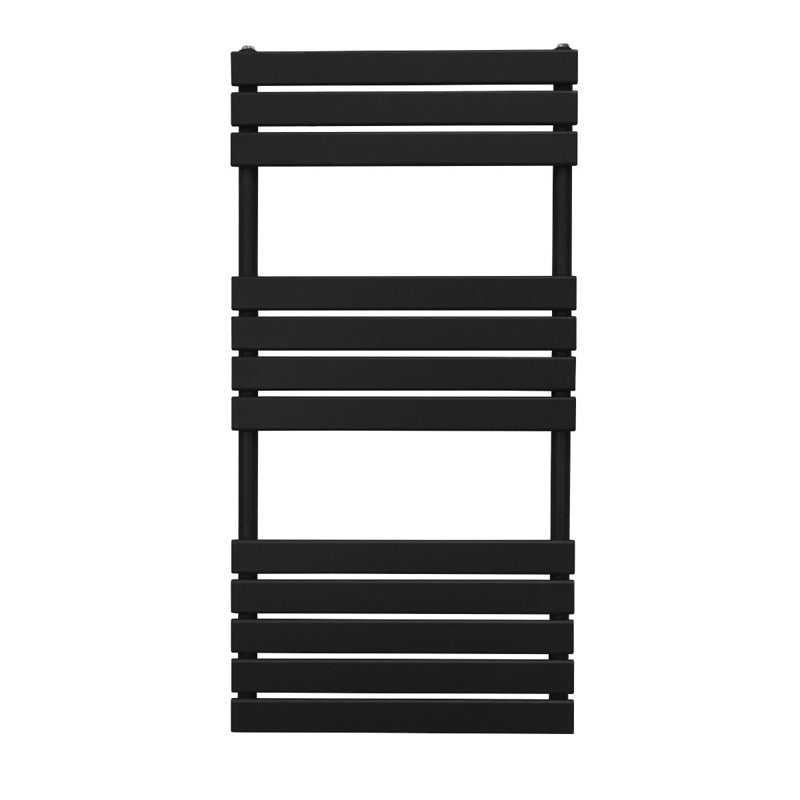 Flat Panel Towel Radiator  1200mm x 600mm  Black