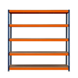 S-Rax 5 Shelf Racking - 180cm x 180cm x 60cm