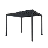 Anthracite Aluminium Pergola 3m x 3m