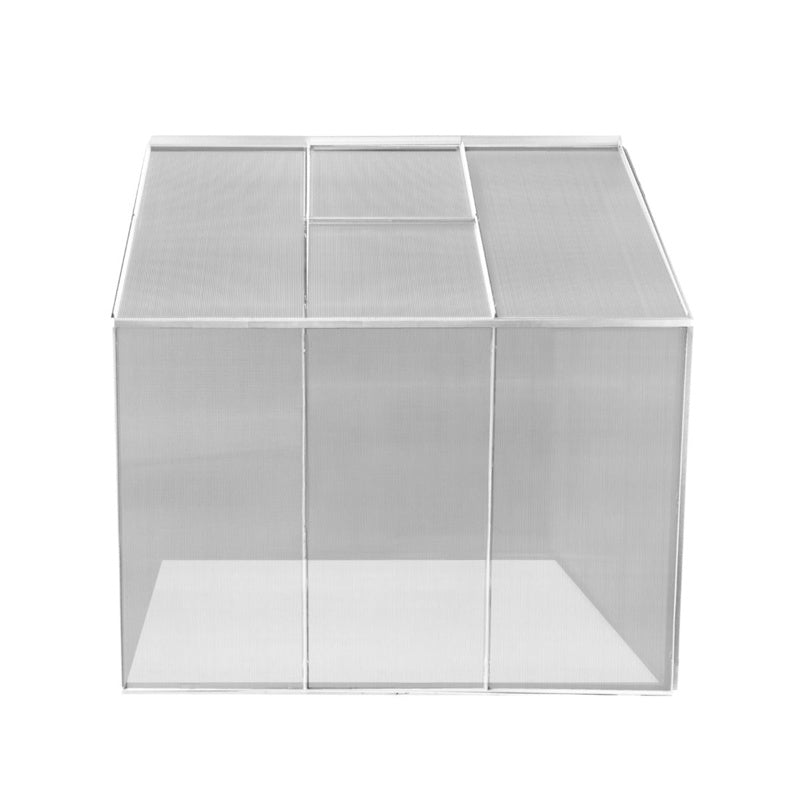 Polycarbonate Greenhouse 6ft x 6ft  Silver