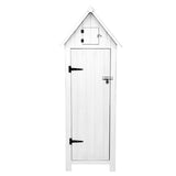 Wooden Garden Shed - White