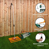 50cm Lawn Leveller & Aerator – Orange