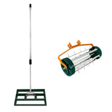 50cm Lawn Leveller & Aerator  Green