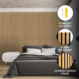 Acoustic Slat Wall Panel - Oak