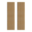 Acoustic Slat Wall Panels x 2 - Oak