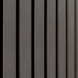 Acoustic Slat Wall Panels x 2  Anthracite Grey
