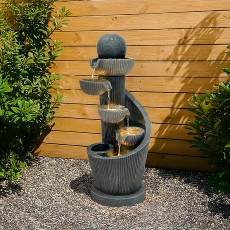 Electric Water Feature - Spiral Springs