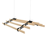 Clothing Airer Ceiling Pulley - Black - 0.9m