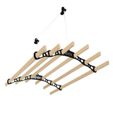 Clothing Airer Ceiling Pulley - Black - 0.9m