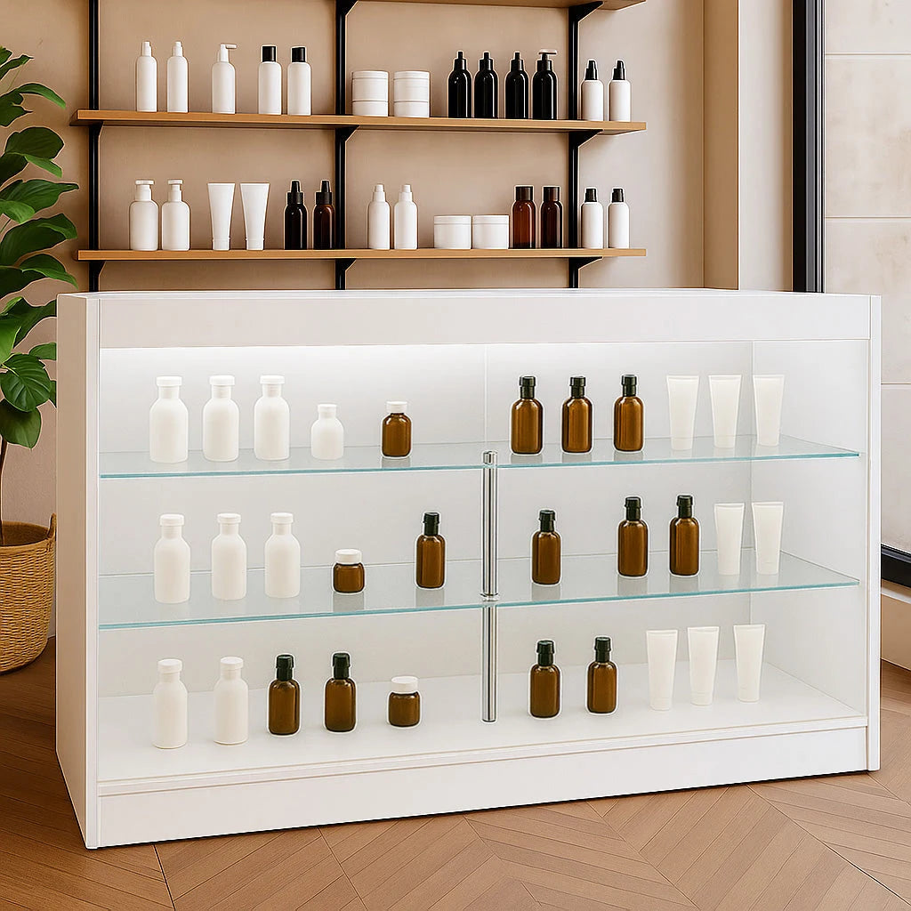 LED Retail Shop Counter K1500 - White