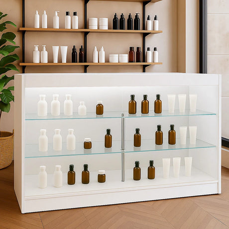 LED Retail Shop Counter K1500 - White