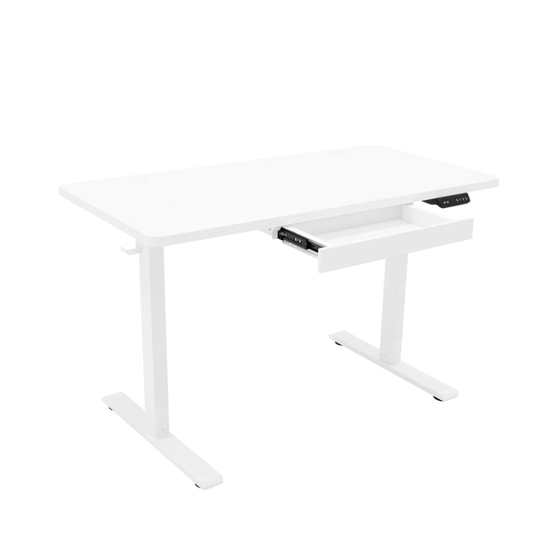 Electric Standing Desk With Drawer - 120cm x 60cm