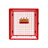 Red Gas Bottle Collapsible Mesh Cage - 90cm x 80cm x 43cm