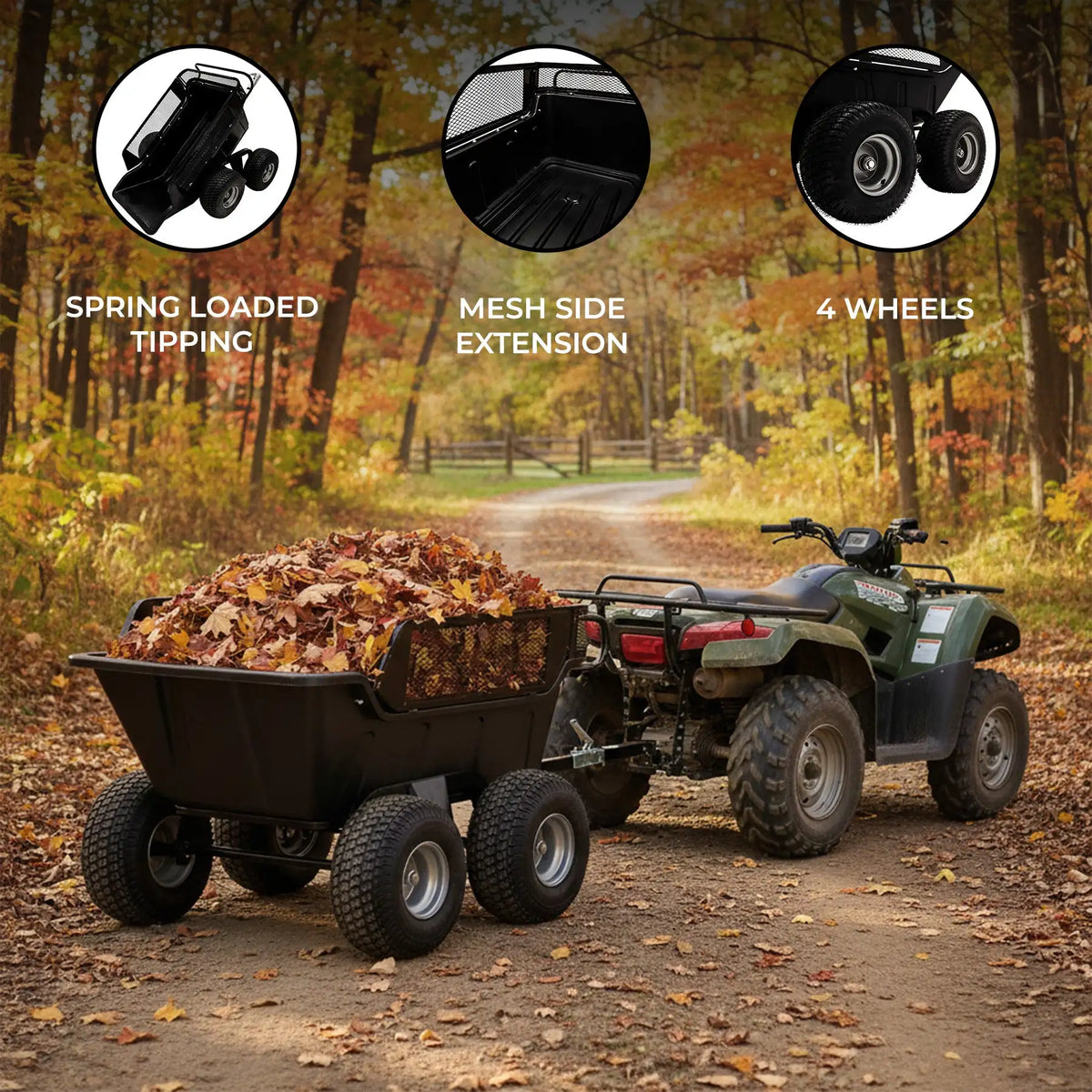 Tipping Trailer  4 Wheel