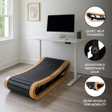 Curved Treadmill  Light Oak