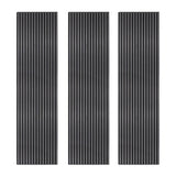 Acoustic Slat Wall Panels x 3  Anthracite Grey
