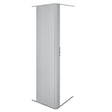 Tambour Shower Door  Silver
