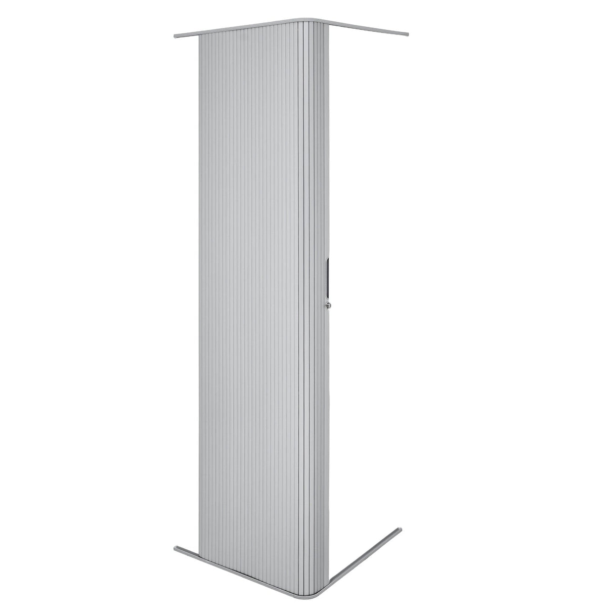 Tambour Shower Door  Silver