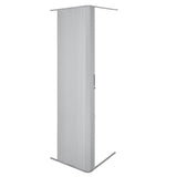 Tambour Shower Door  Silver