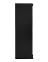 Tambour Shower Door  Black