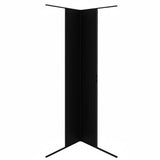 Tambour Shower Door  Black