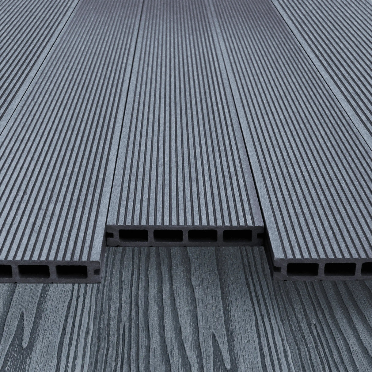 Composite Decking Boards x 5  Grey