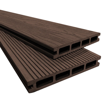 Composite Decking Boards x 5  Brown
