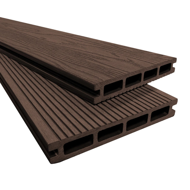 Composite Decking Boards x 5  Brown