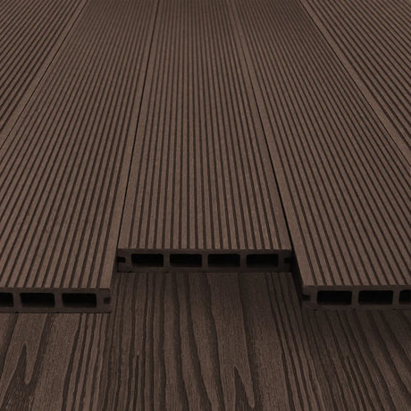 Composite Decking Boards x 5  Brown