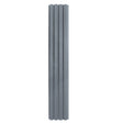 WPC Slatted Wall Cladding x 4 Panels  Grey
