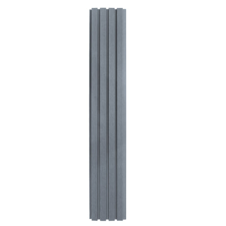 WPC Slatted Wall Cladding x 4 Panels  Grey