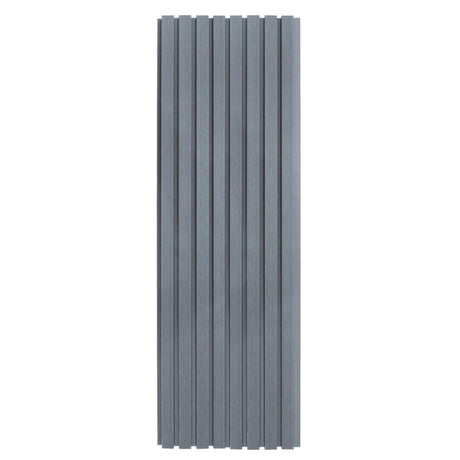 WPC Slatted Wall Cladding x 4 Panels  Grey