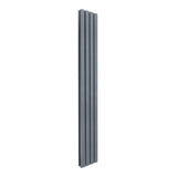 WPC Slatted Wall Cladding x 4 Panels  Grey