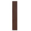 WPC Slatted Wall Cladding x 4 Panels  Brown